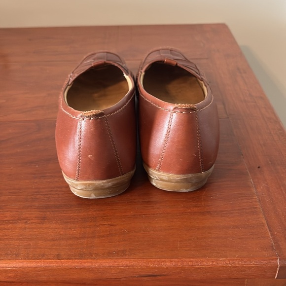 Easy Spirit Brown Leather Loafers / Flats – Comfort Slip-On 8 - Picture 5 of 7